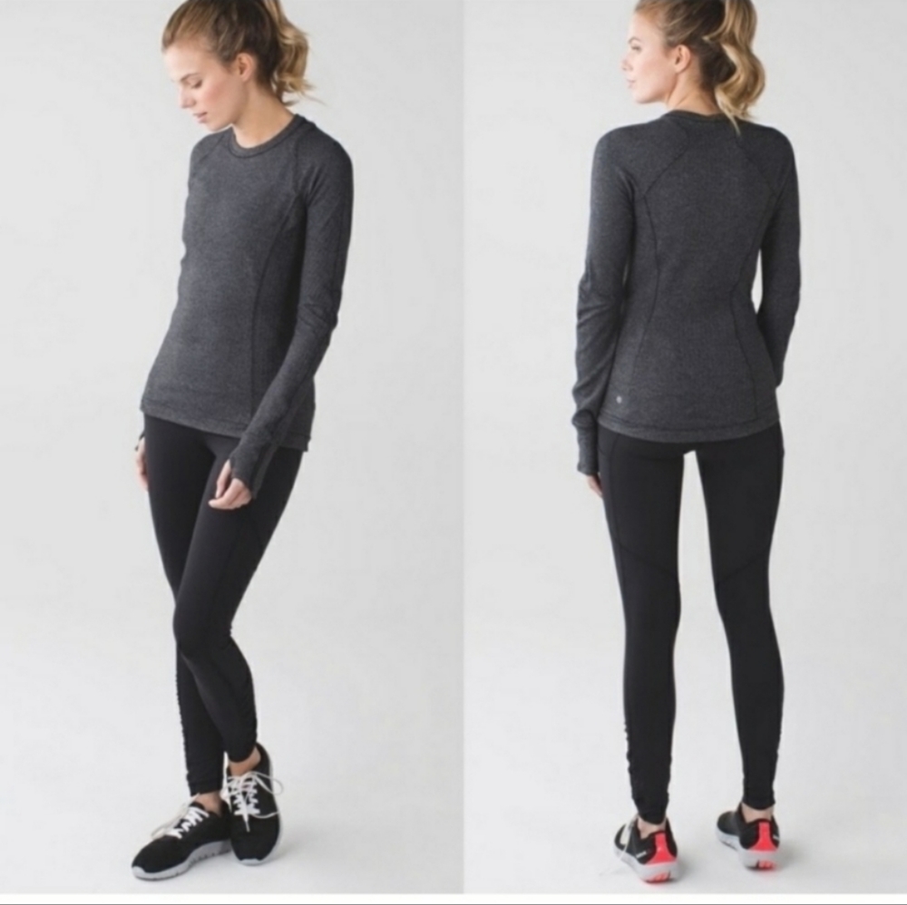 EUC‎ Lululemon Runderful Herringbone Top size 4